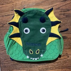 Simon embroidered toddler backpack dragon PBK